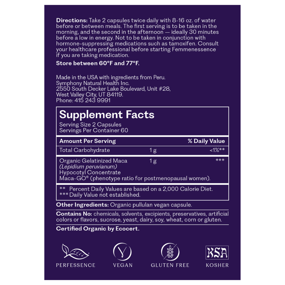 Femmenessence MacaPause For Postmenopause