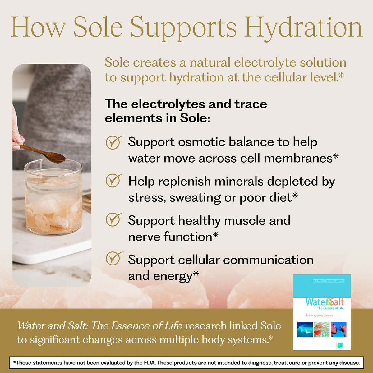 Crystal Salt Stones for Sole