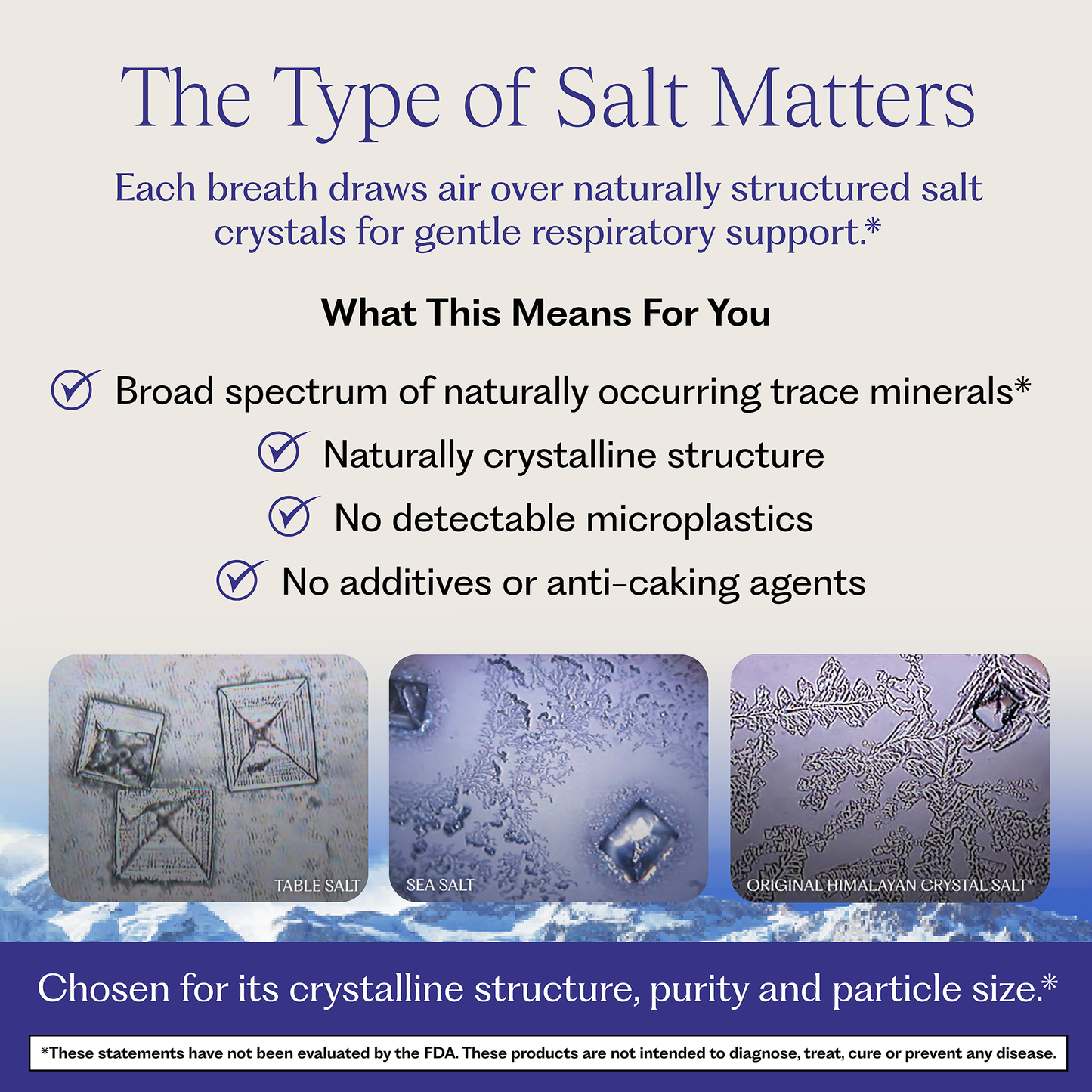 Original Himalayan Crystal Salt Inhaler