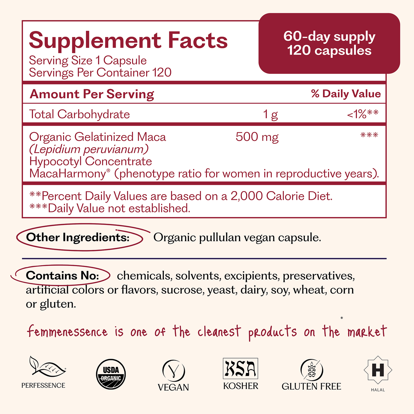 Femmenessence® MacaHarmony® for Fertility Health