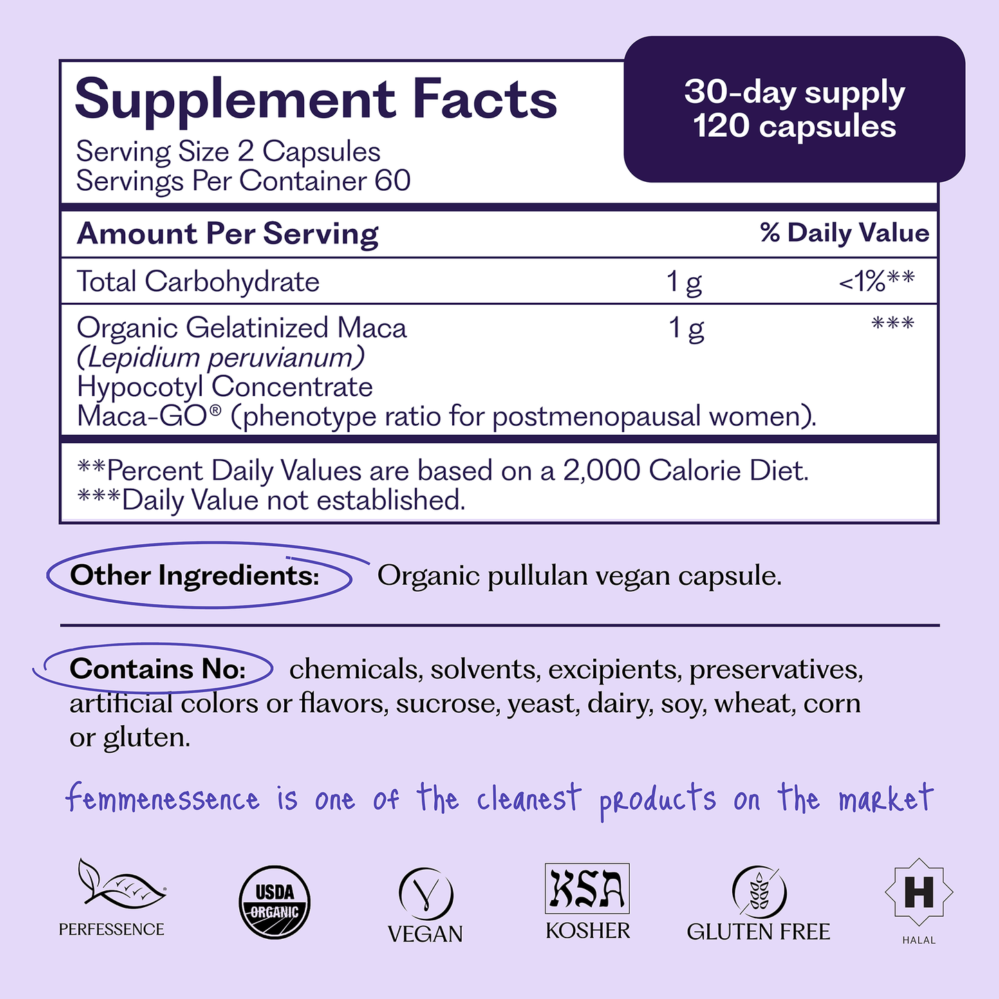 Femmenessence® MacaPause® for Postmenopause