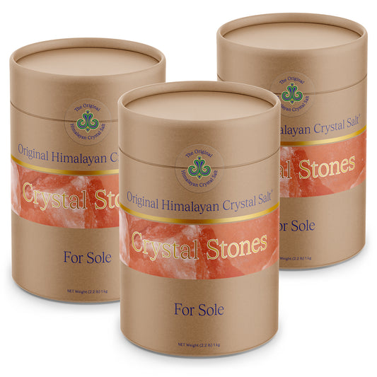 Crystal Salt Stones for Sole Bundle (3 Pack)
