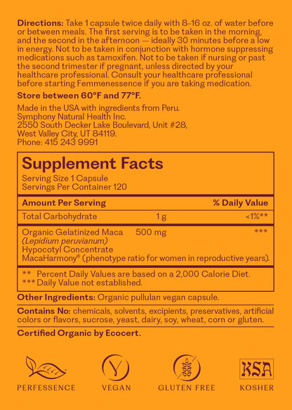 Femmenessence® MacaHarmony For Menstrual Health 2-Pack Subscription