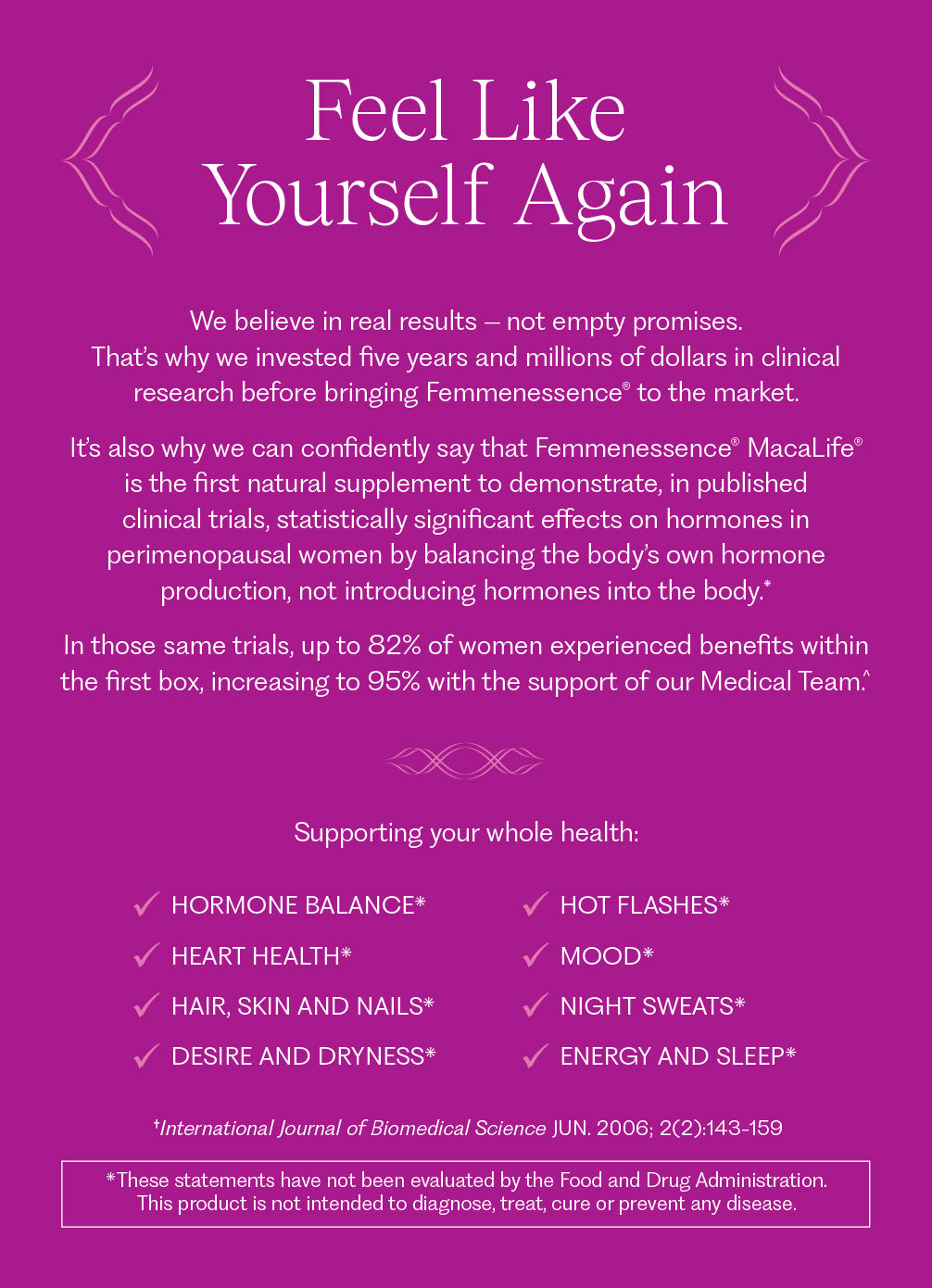 Femmenessence® MacaLife® for Perimenopause