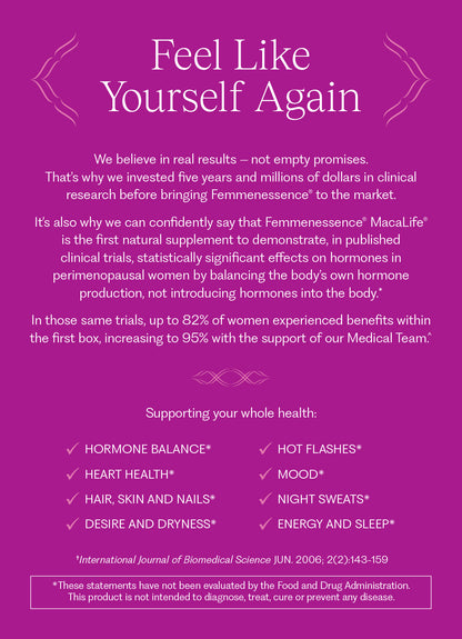 Femmenessence® MacaLife® for Perimenopause