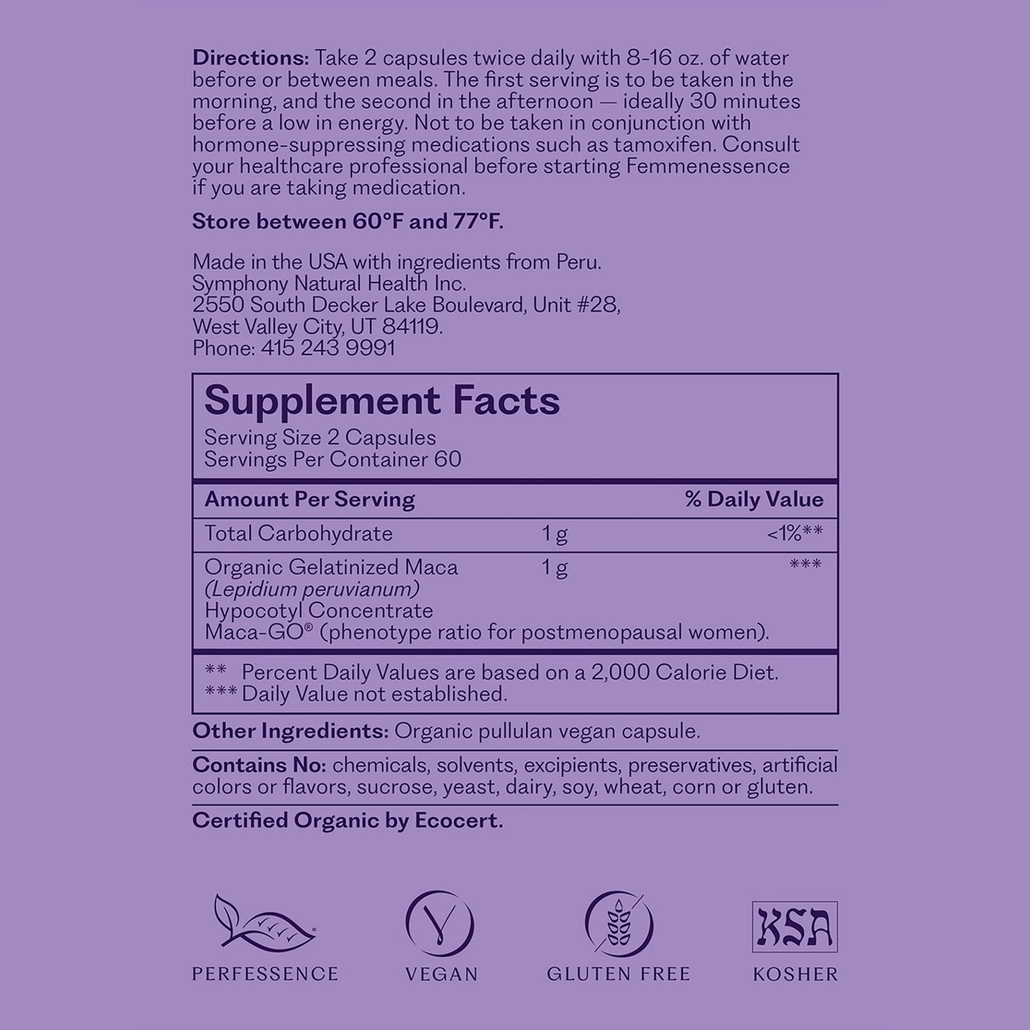 Femmenessence® MacaPause® For Postmenopause 3-Pack