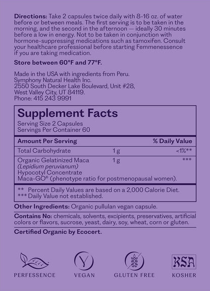 Femmenessence® MacaPause® For Postmenopause 3-Box Subscription