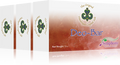 Deo-Bar (3 Pack) right-facing three product boxes with enlarged salt stones on front, and himalayan crystal salt logo, with black background