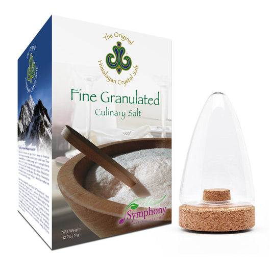 Fine Granulated Culinary Salt + Salt Shaker