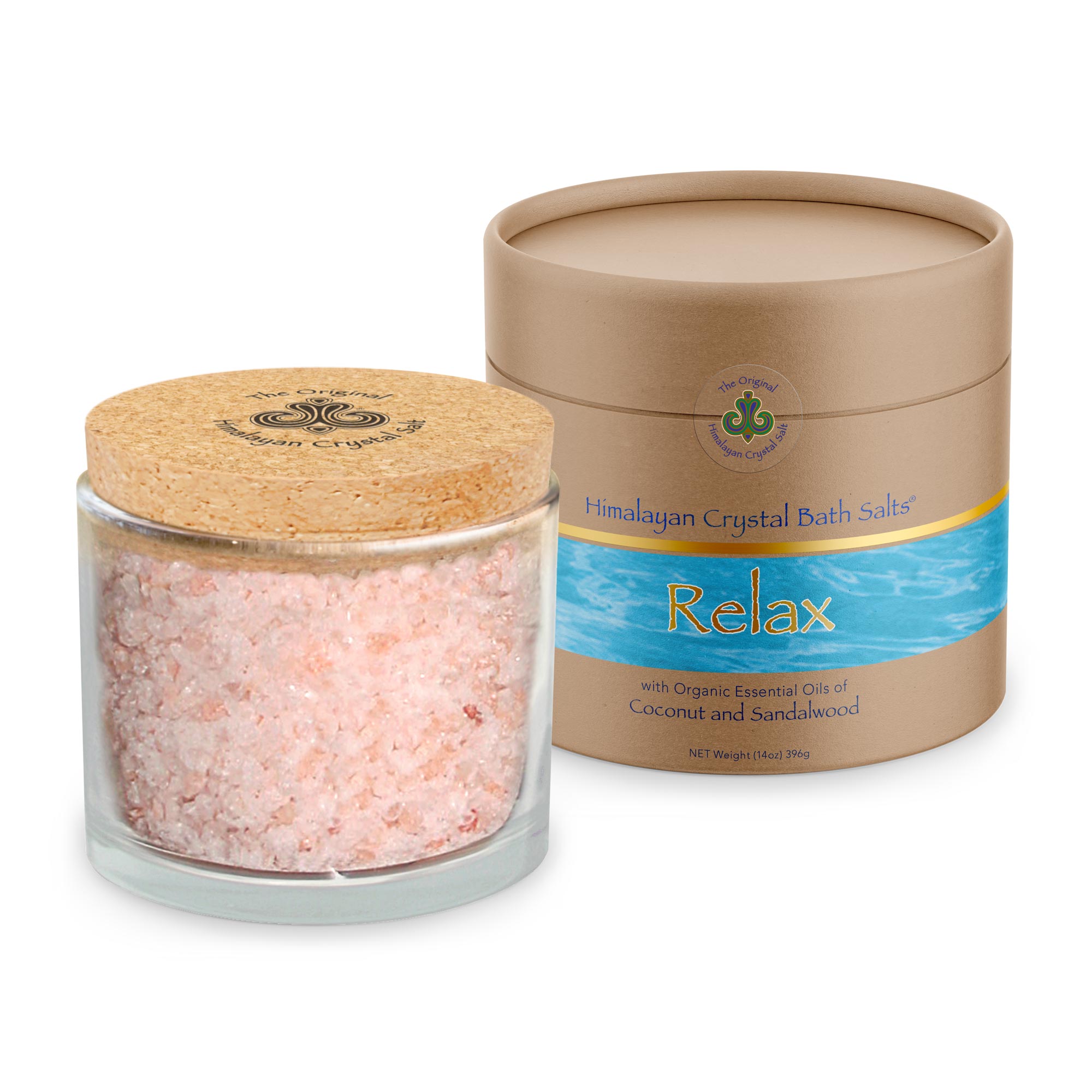 Let go of tension with our therapeutic Relax Bath Salts infused with 100% organic coconut and sandalwood essential oils. Rich with minerals, these bath crystals are perfect for hydrating skin and relaxing your entire body.